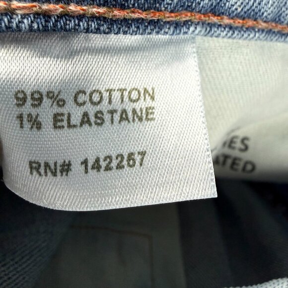 RALEIGH WORKSHOP Jones Lookout Light Wash Tapered Jeans Minimalist Men's 33 NWOT - Picture 8 of 16